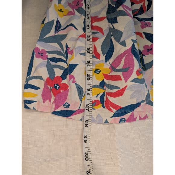 Carter's Girls Floral Linen Blend Dress - Picture 2 of 8